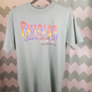 Vintage 90's Chicago U.S.A. Tshirt